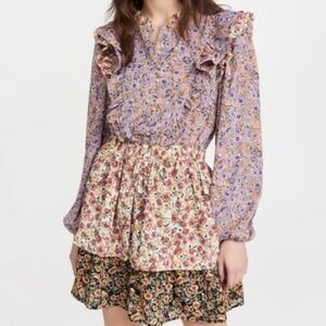 English Factory Multi Floral Dress - Size M